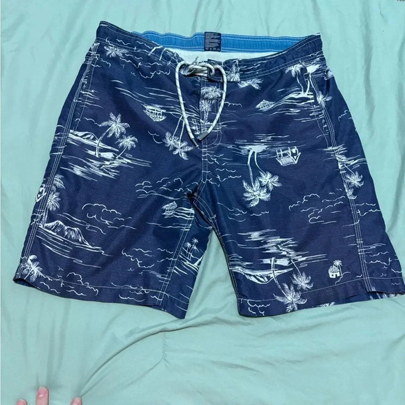 Caribbean Joe Board Shorts for Men Blue medium - Picture 2 of 13